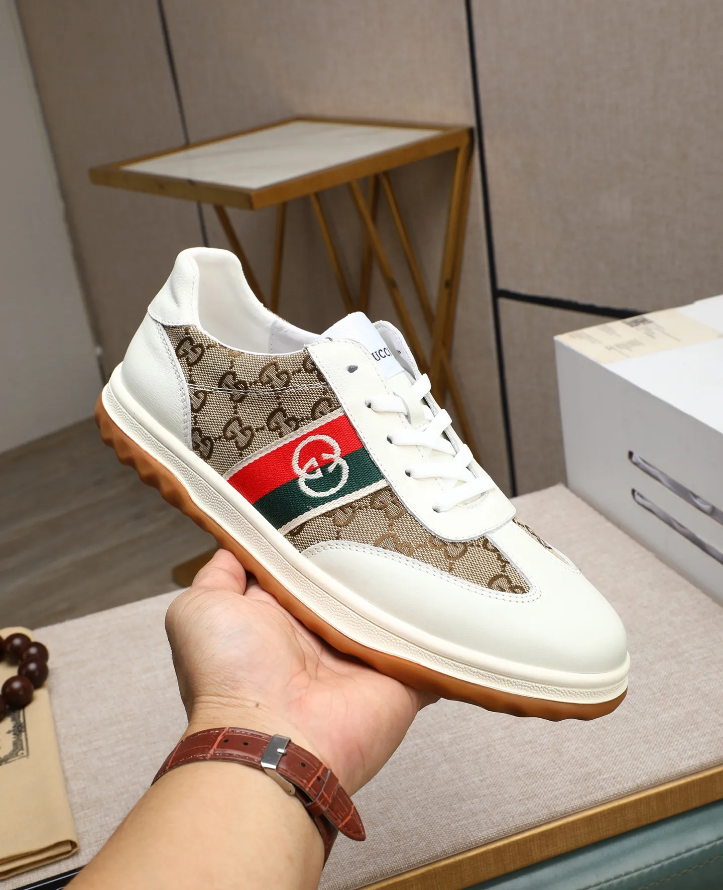 Men's men's shoes💰440 GUCCI🔍🔍2025 latest model Available at the counter at the same time, original calfskin imported from Italy, genuine leather lining, (high-end, extravagant, and classy) with exquisite workmanship, soles: original soles specially provided by the original factory, ⚠Exclusive double-layer movable molded soles are super comfortable⚠, real photos🎬The real ones are better🔍🔍"High quality·Follow the order" code number 38-44 (45 46 customized)